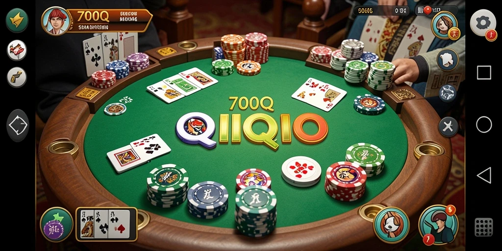 Tampilan gameplay 700Q yang seru dan interaktif.