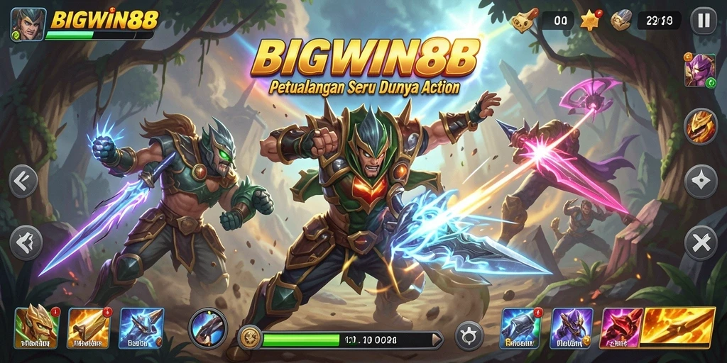 Tampilan menarik gameplay action yang seru dan mendebarkan.
