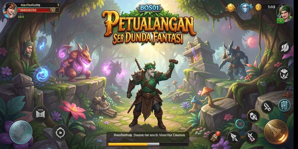 Tampilan gameplay BOS01 yang memukau dalam petualangan seru.