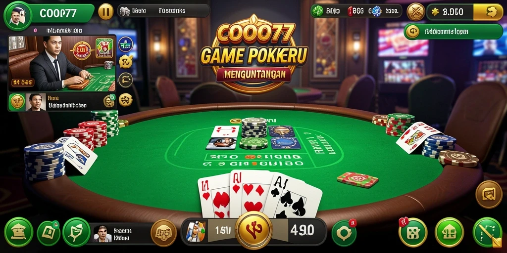 Gameplay seru COO77 dengan aksi poker yang mendebarkan.