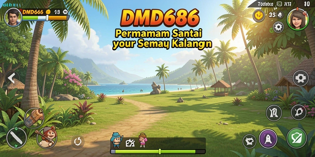 Tampilan gameplay DMD686 yang seru dan menghibur.