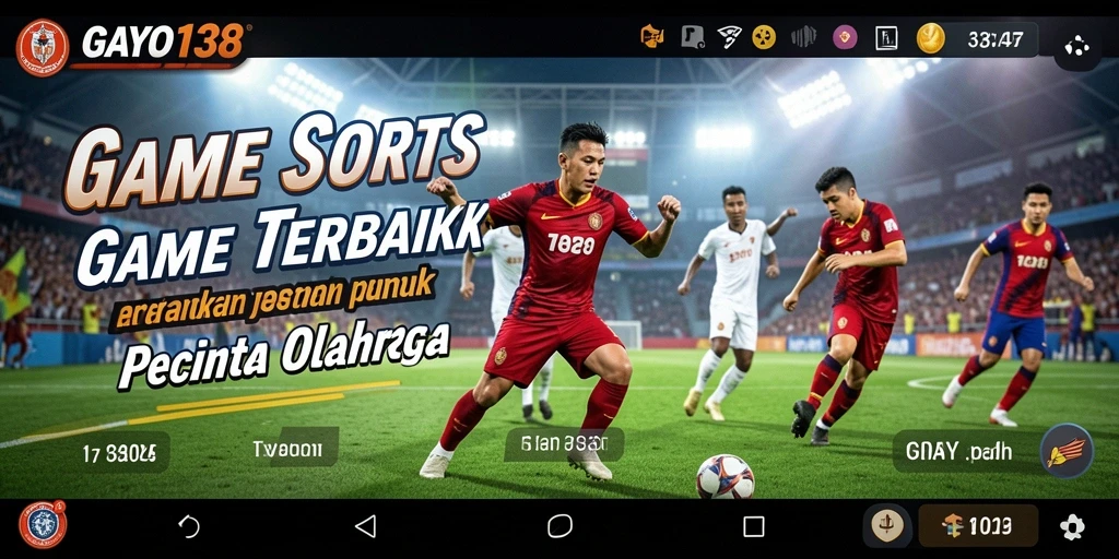 Tampilan gameplay seru dari GAYO138 dengan aksi olahraga yang mendebarkan.
