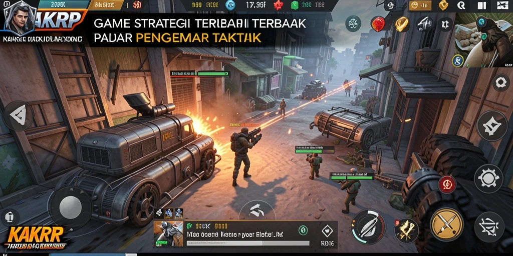 Tampilan gameplay KAKRP yang menantang dan seru.