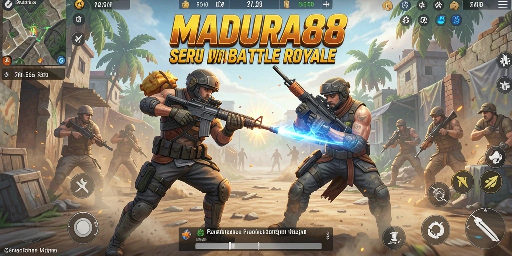 Gameplay seru saat pertempuran intens di MADURA88.