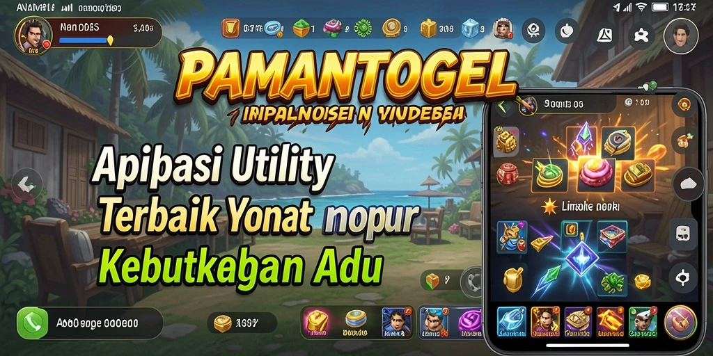 Screenshot utama PAMANTOGEL menampilkan tampilan antarmuka yang user-friendly.