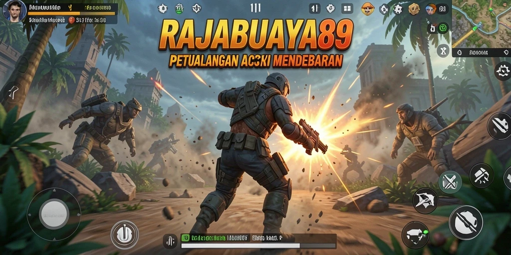 Tampilan gameplay seru RAJABUAYA89 dengan aksi mendebarkan.