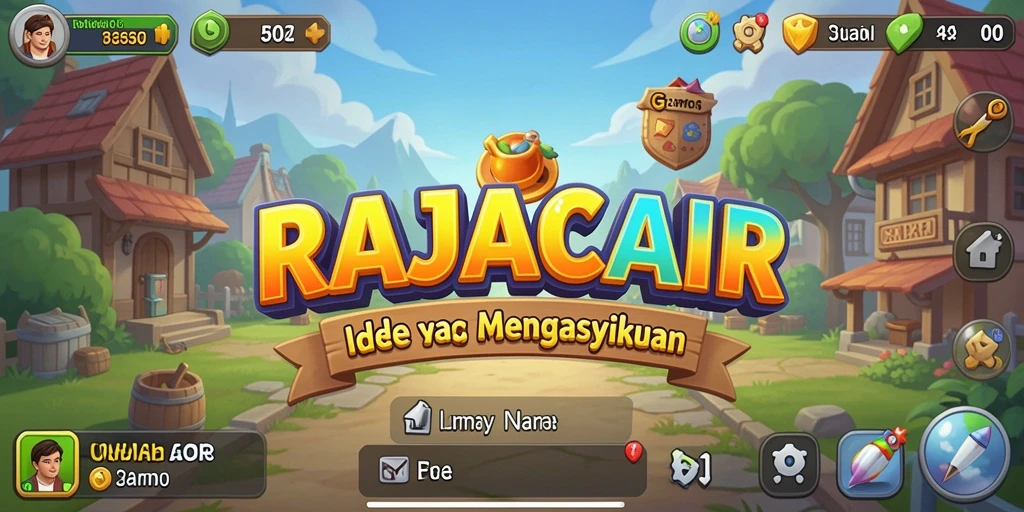 Tampilan gameplay yang menarik dari game Idle RAJACAIR.