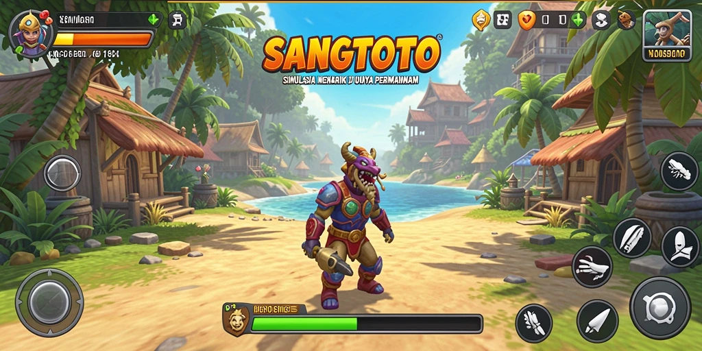 Tampilan gameplay menarik dari SANGTOTO yang menggambarkan dunia simulasi.