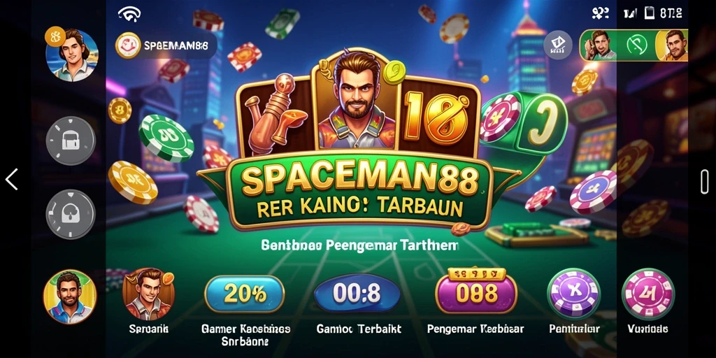 Tangkapan layar menunjukkan gameplay seru SPACEMAN88 dengan aksi kasino yang mendebarkan.